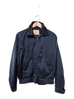 Vintage 70's Golden Fleece Industrial Outerwear Made in USA Blue Jacket